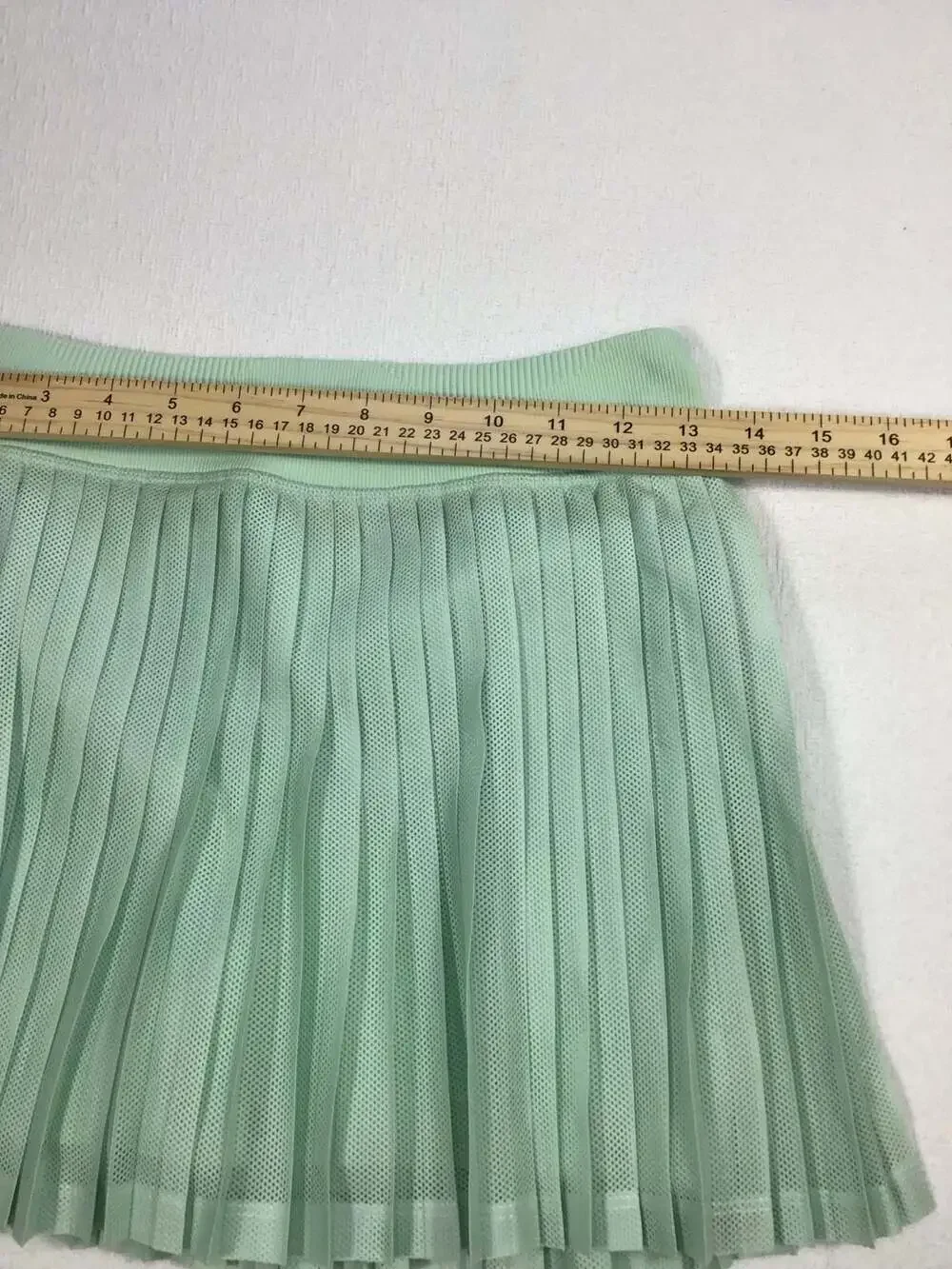 FP Movement Rally Pleated Mesh Miniskort M/L Mint Green Sporty Athletic - Picture 4 of 11